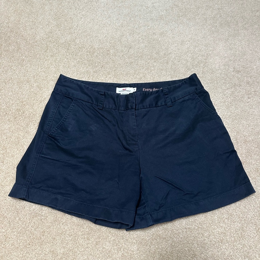 Vineyard Vines Navy Blue Women's Size 10 Cotton Shorts